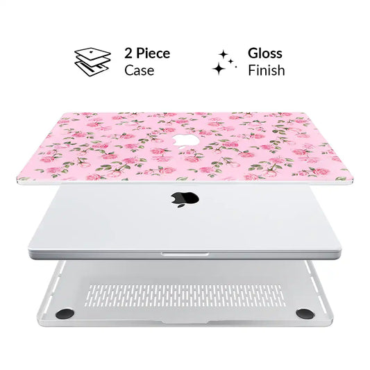 Baby Pink Roses MacBook Case