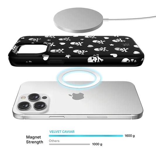 Chrome Skulls iPhone Case