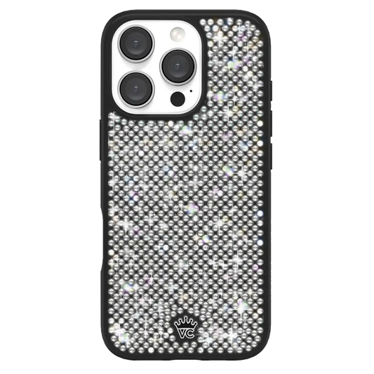 Black Caviar Crystals iPhone Case