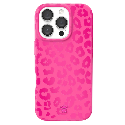 Even Hotter Pink Leopard iPhone Case