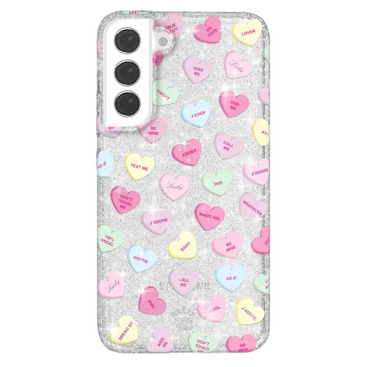 Sweet Hearts Glitter Samsung Case