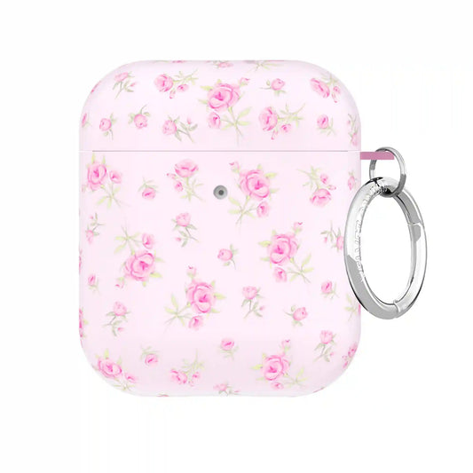 Dainty Pink Floral AirPod Case