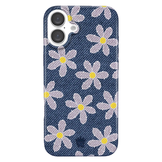 Denim Daisy iPhone Case