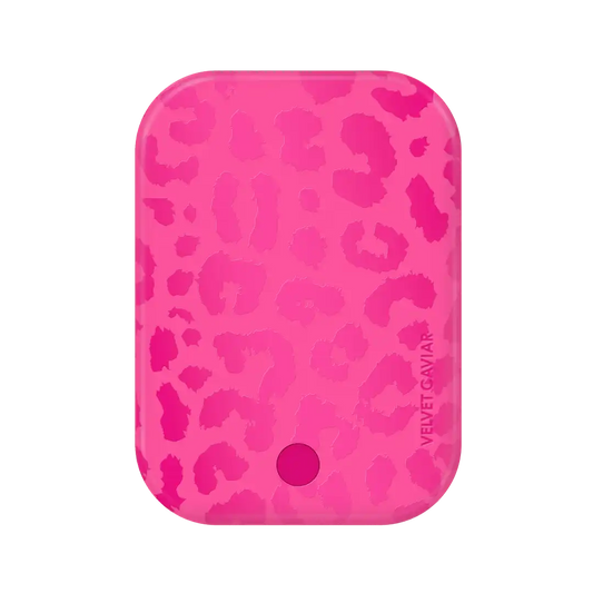 Even Hotter Pink Leopard Portable MagSafe Charger Power Pack