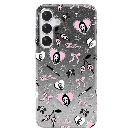 Ghost Face Goth Glitter Samsung Case