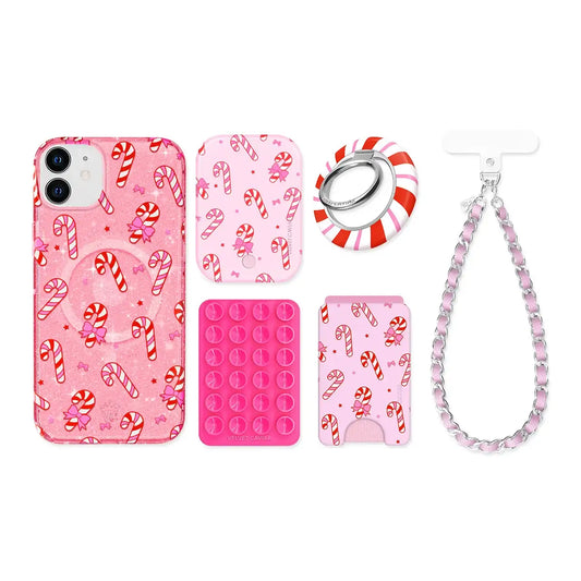 Pink Peppermint Princess iPhone Bundle Set