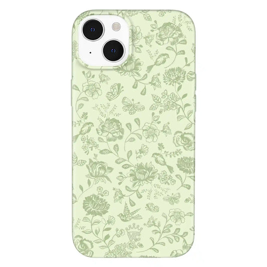Storybook Sage Floral iPhone Case