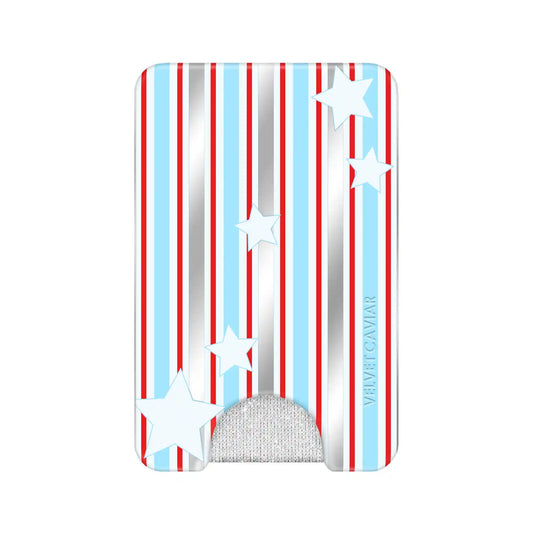 Stars & Stripes Glitter MagSafe Wallet