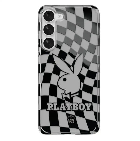 Playboy Checkmate Clear Samsung Case
