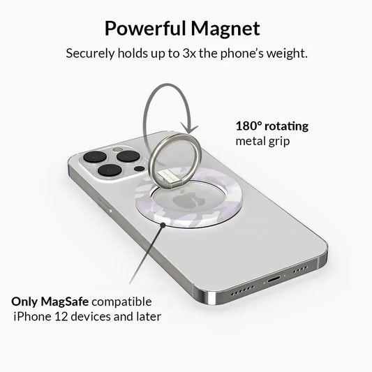 White Camo MagSafe Grip Ring