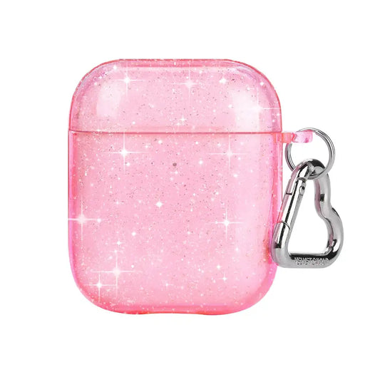 Pink Stardust Glitter AirPod Case