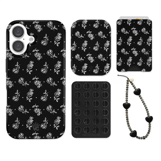 Vintage Roses iPhone Bundle Set - Wallet
