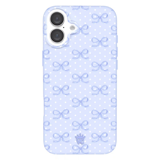 Lovely Blue Bows iPhone Case