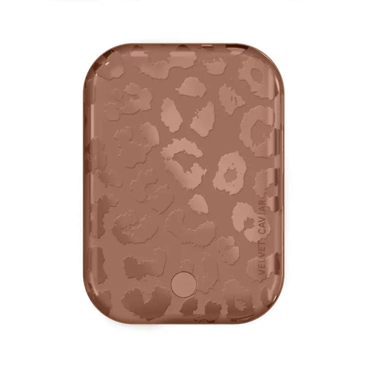 Chocolate Leopard Portable MagSafe Charger Power Pack