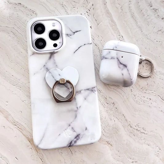 Carrara Marble Phone Ring
