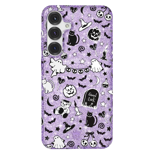 Witchy Lilac Glitter Samsung Case